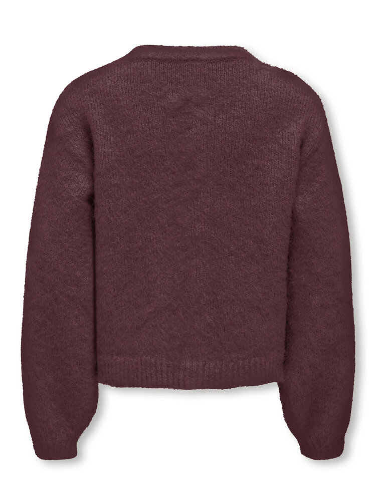 Only KOGGALO LS O-NECK CARDIDAN - Fudge