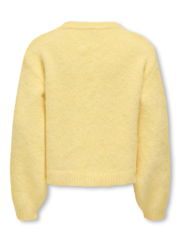 Only KOGGALO LS O-NECK CARDIDAN - Yellow