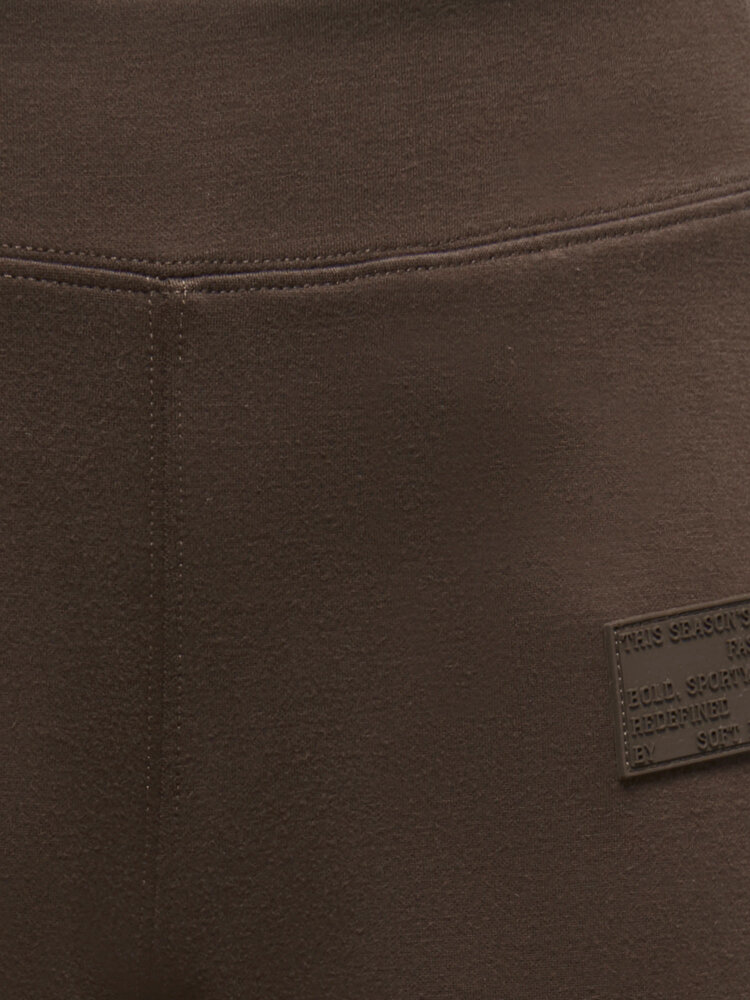 Only KOGADA DETAILED WIDE PANTS - Coffee bean