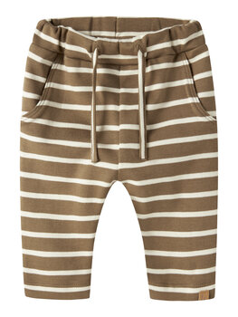 Lil atelier NBMLIMIA LIN LOOSE PANT - Kangaroo