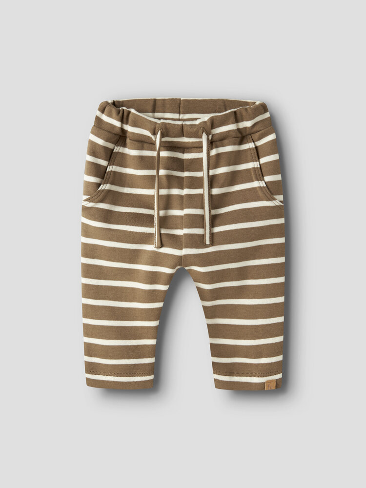 Lil atelier NBMLIMIA LIN LOOSE PANT - Kangaroo