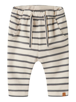 Lil atelier NBMLIMIA LIN LOOSE PANT - Poppy seed