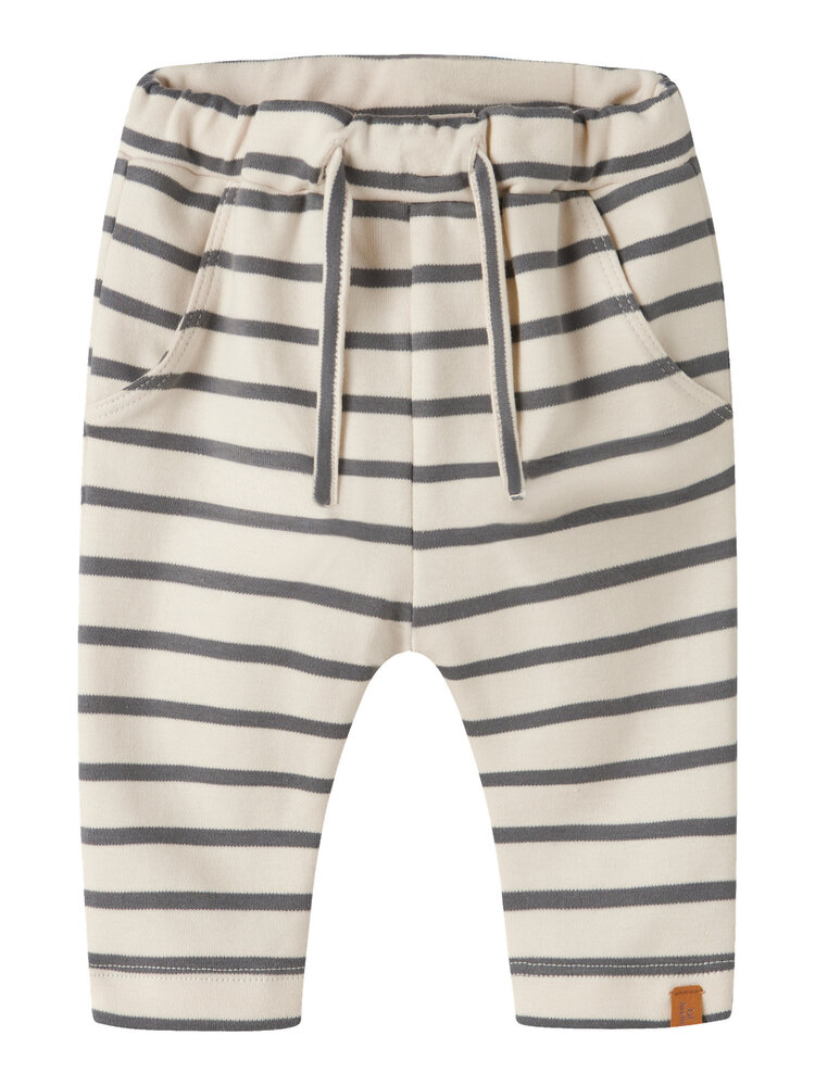 Lil atelier NBMLIMIA LIN LOOSE PANT - Poppy seed