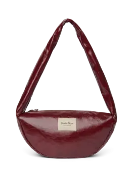 Studio Noos Vegan Leather Cross Body Bag - Burgundy