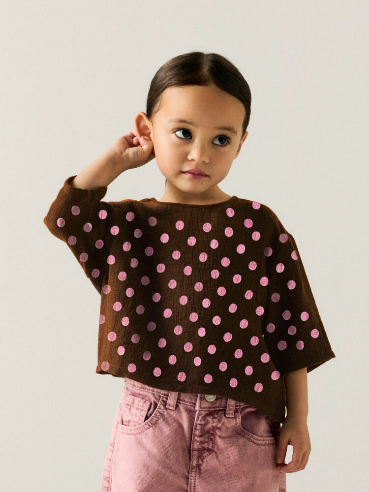 Name it NMFNINA 3/4 RLX TOP - Plum