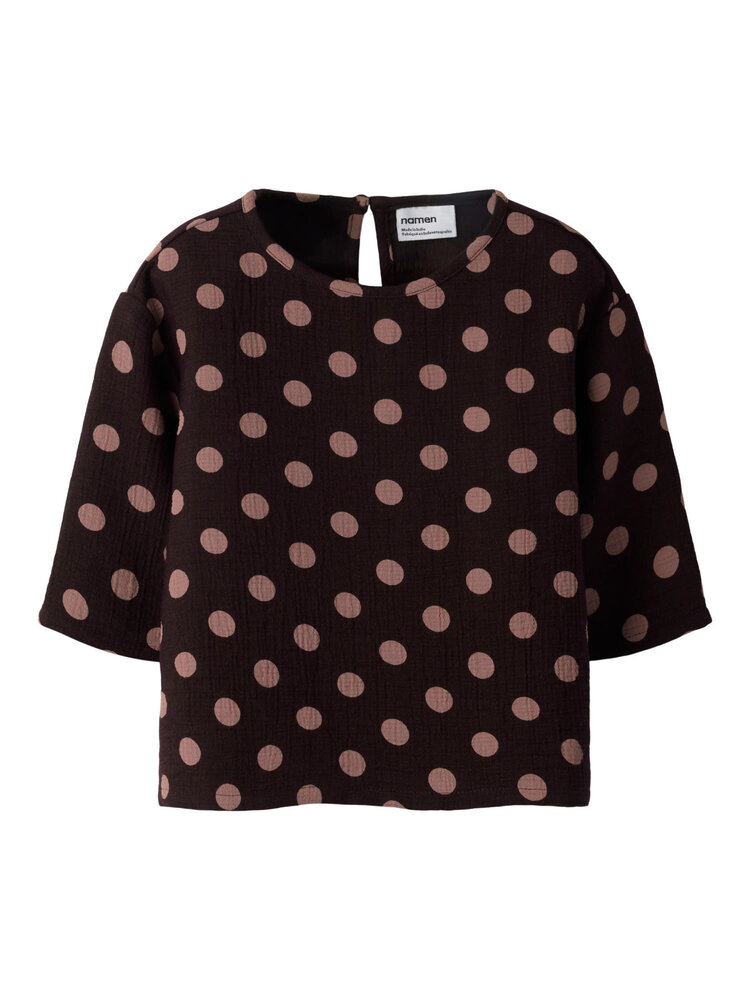 Name it NMFNINA 3/4 RLX TOP - Plum
