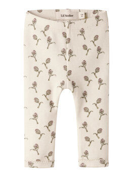 Lil atelier NBFGAYO SIN SLIM LEGGINGS  - ARTICHOKE