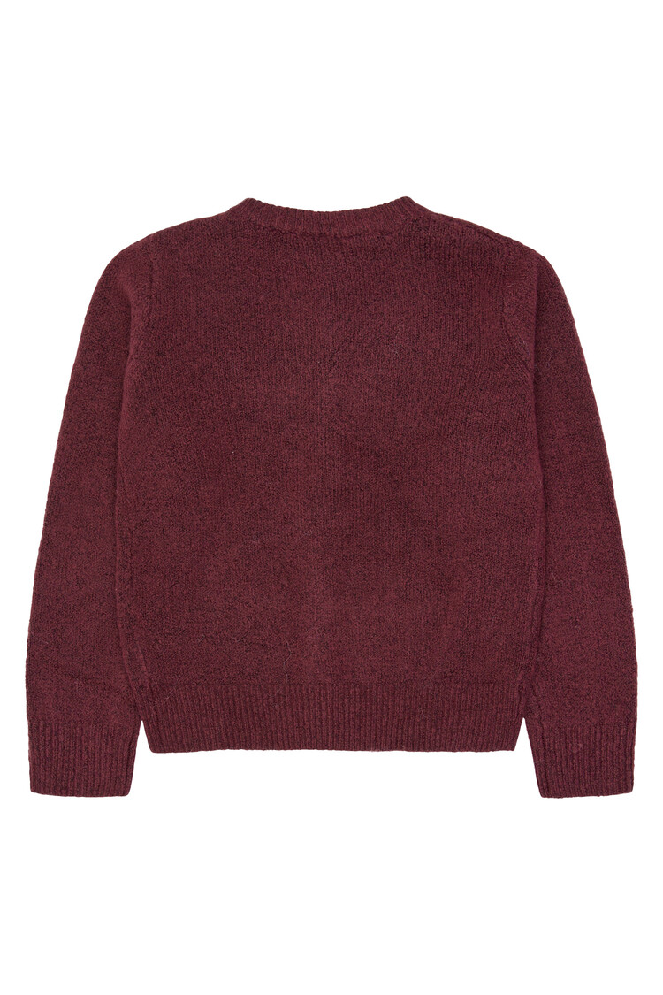 THE NEW TNVerity Knit Cardigan - Burgundy