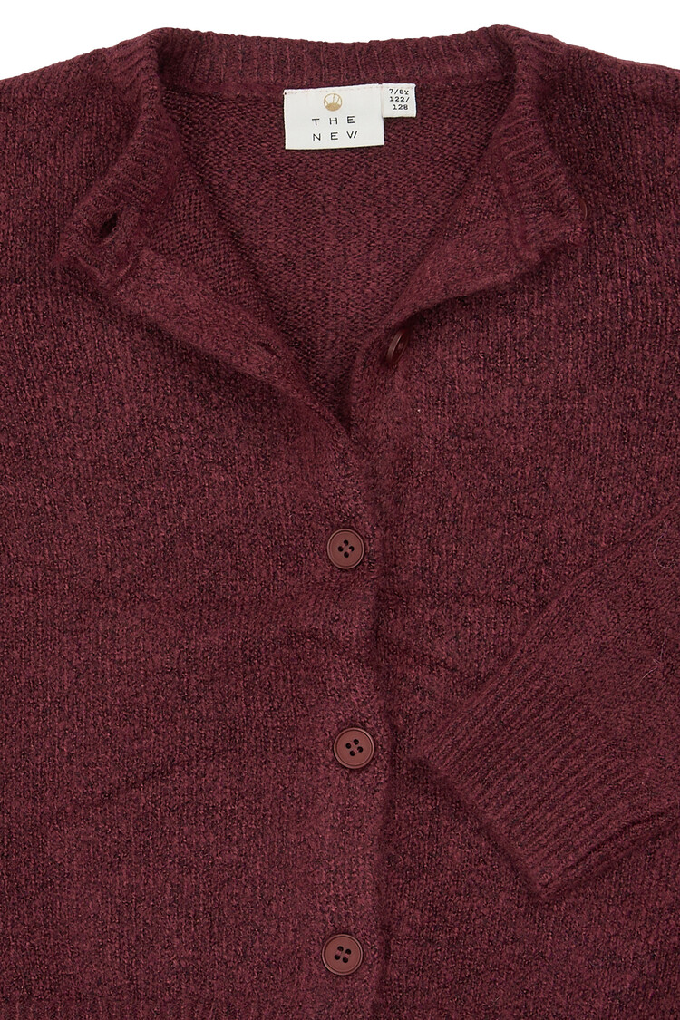THE NEW TNVerity Knit Cardigan - Burgundy