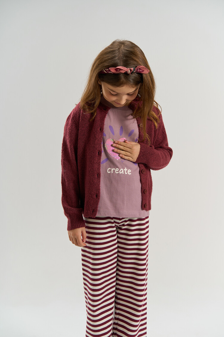 THE NEW TNVerity Knit Cardigan - Burgundy