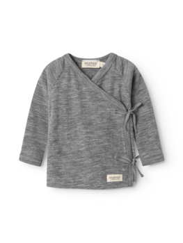 MarMar Copenhagen Tut Wrap - Wool rib - Grey Melange