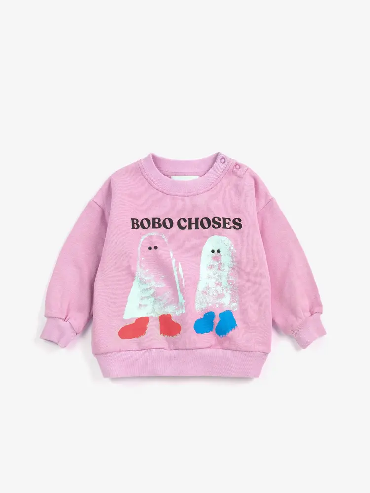 Bobo Choses Booty Ghosts sweatshirt - Roze
