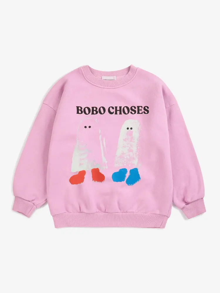 Bobo Choses Booty Ghosts sweatshirt - Roze
