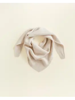 Hvid Triangle scarf Josephina - Cream