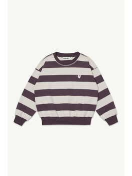 Main Story Bubble Sweatshirt - Conker Stripe Fleece