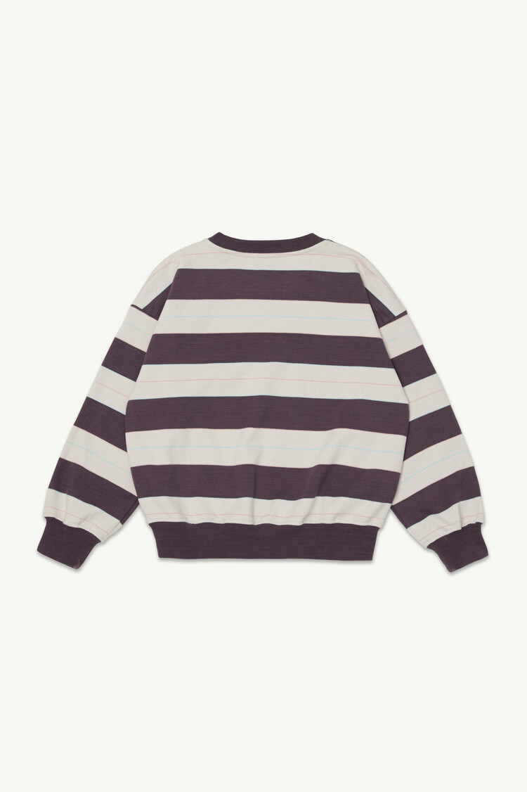 Main Story Bubble Sweatshirt - Conker Stripe Fleece
