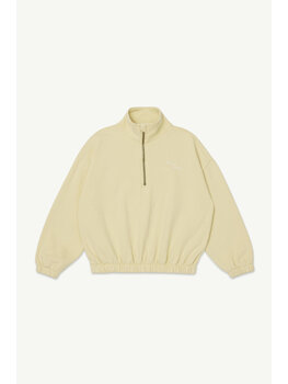 Main Story Half Zip Funnel Sweatshirt - Tortilla Fleece