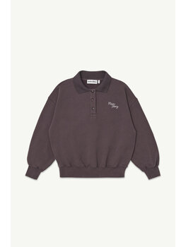 Main Story Polo Sweatshirt - Dark Cherry Fleece