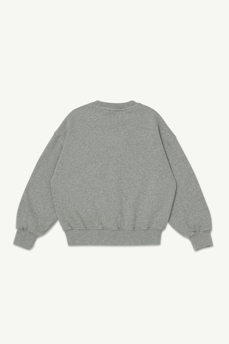 Main Story Crew Sweatshirt - Grey Melange Fleece