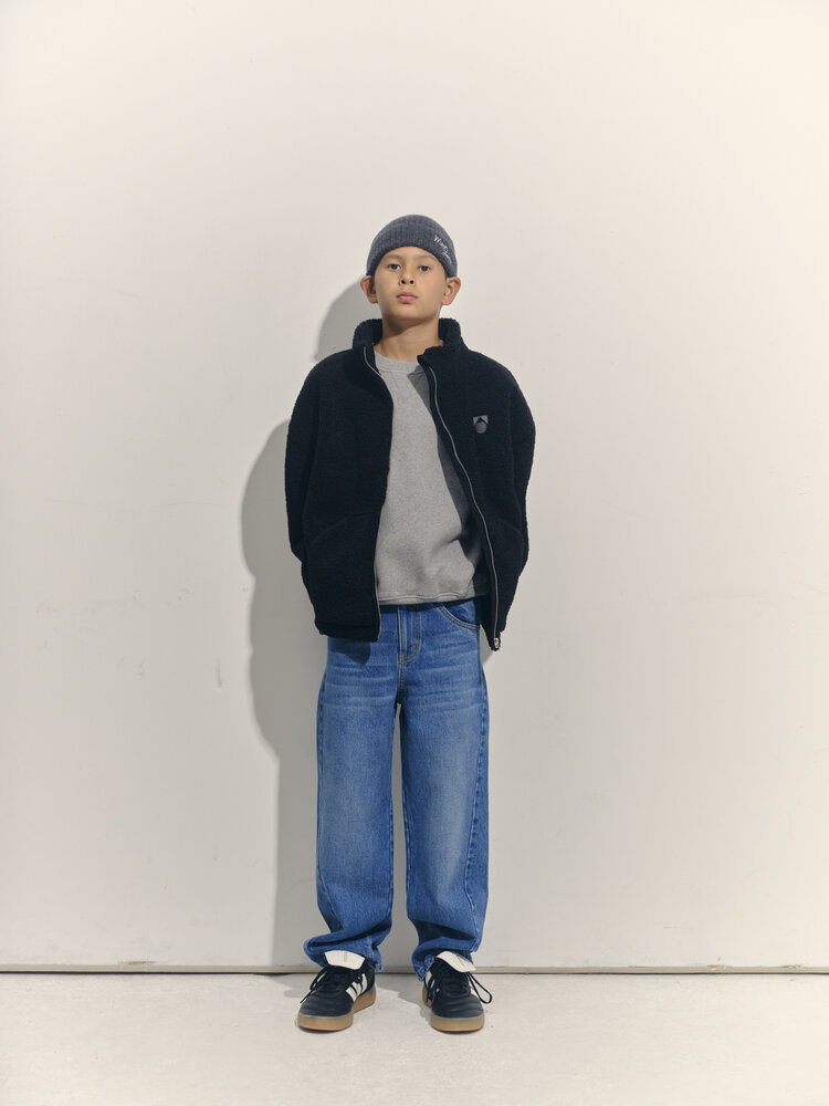 Main Story Crew Sweatshirt - Grey Melange Fleece