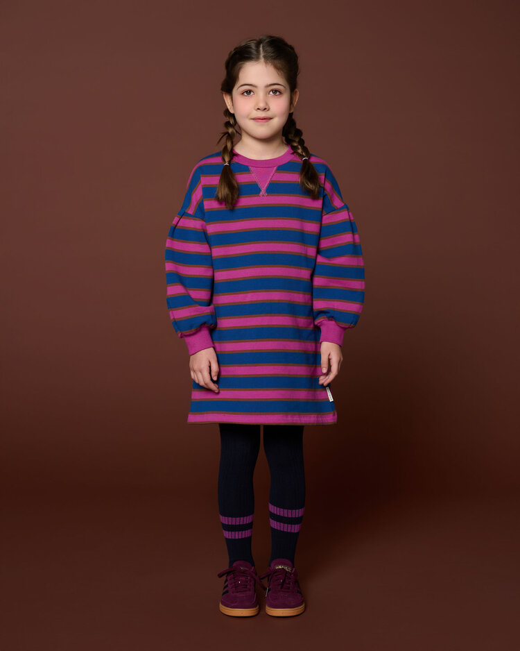 Petit Blush TIGHT STRIPES | BLUE/ORCHID