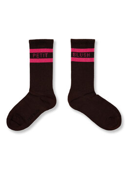 Petit Blush Sport socks  brown/pink