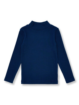 Petit Blush Rib turtle neck / navy blue
