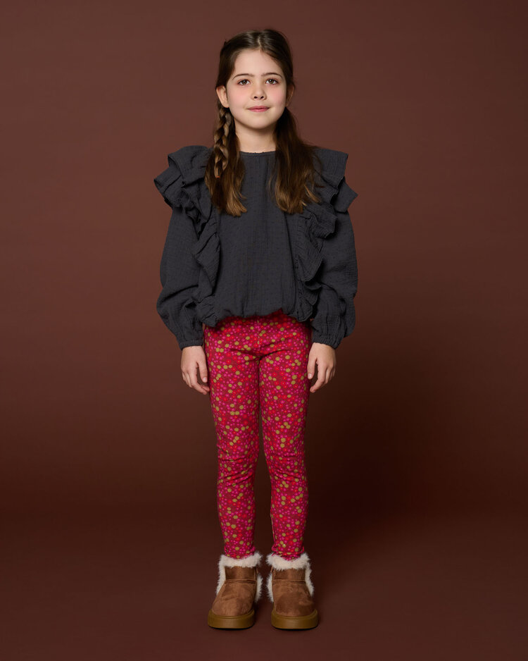 Petit Blush Lola legging  winter flower aop