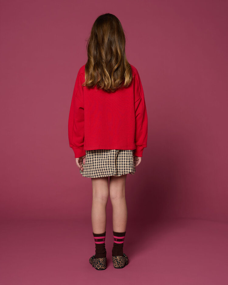Petit Blush coco sweater salsa
