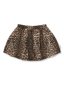 Petit Blush Ballon skirt leopard aop