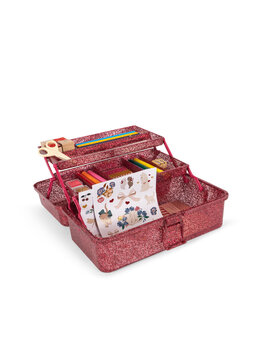 Konges Slojd CREATIVE ART CADDY - GLitter Roze