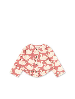 Konges Slojd MAGOT FRILL JACKET GOTS - Swan Rose