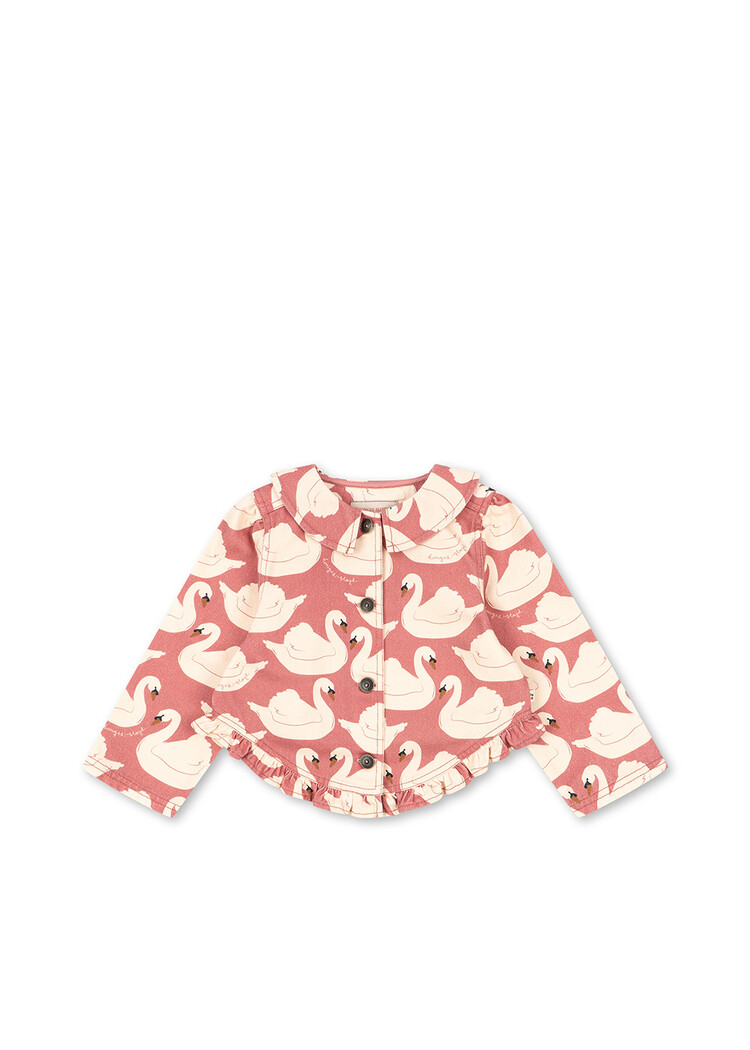 Konges Slojd MAGOT FRILL JACKET GOTS - Swan Rose
