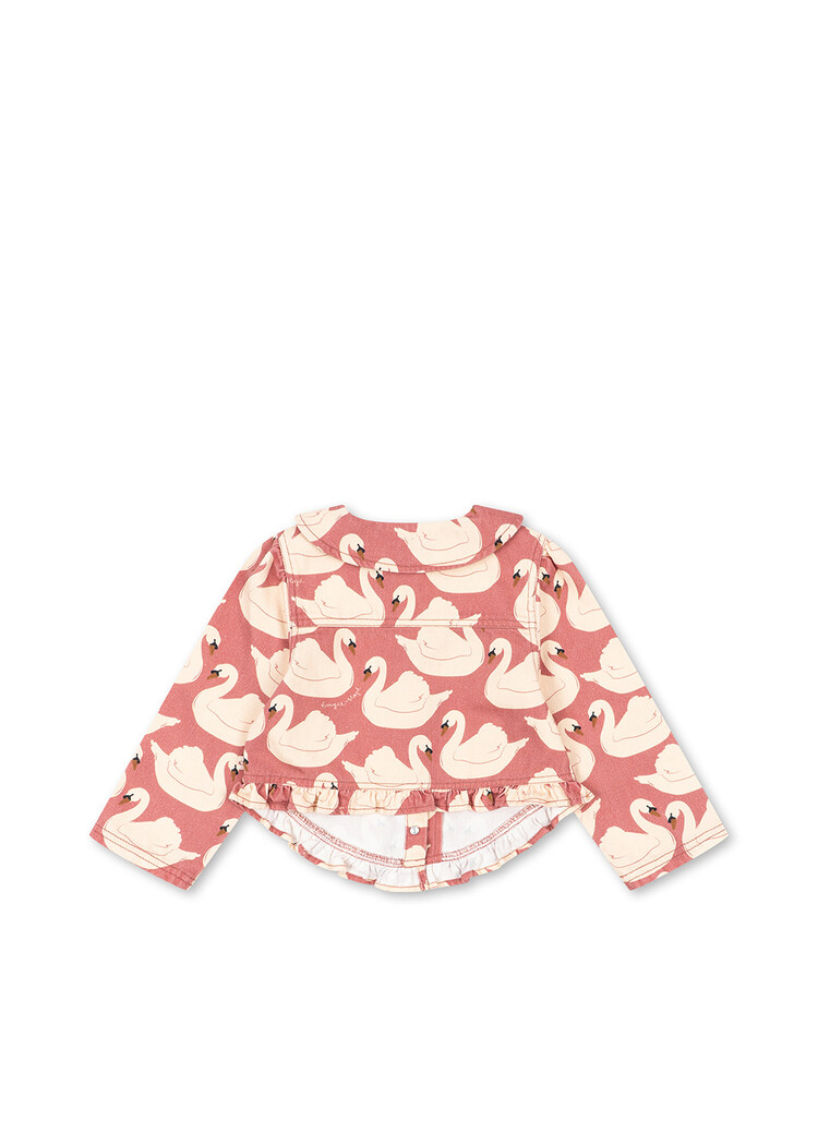 Konges Slojd MAGOT FRILL JACKET GOTS - Swan Rose