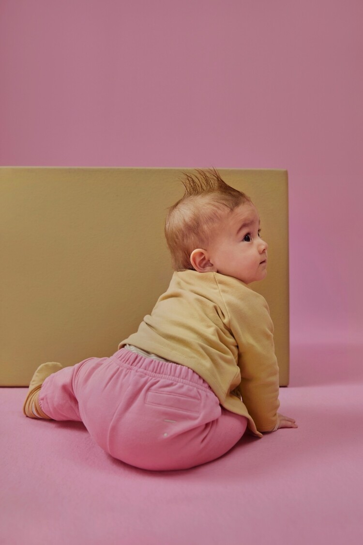 Gray Label Baby Track Pants - Bubblegum