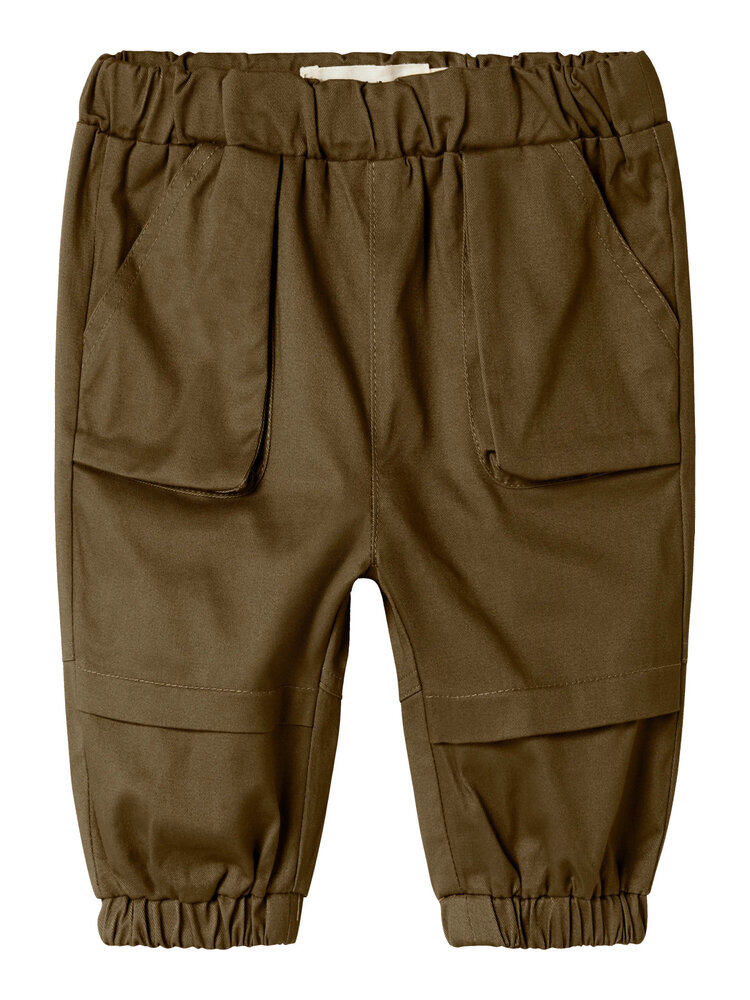 Lil atelier NBMNAGE REG PANT - Teak