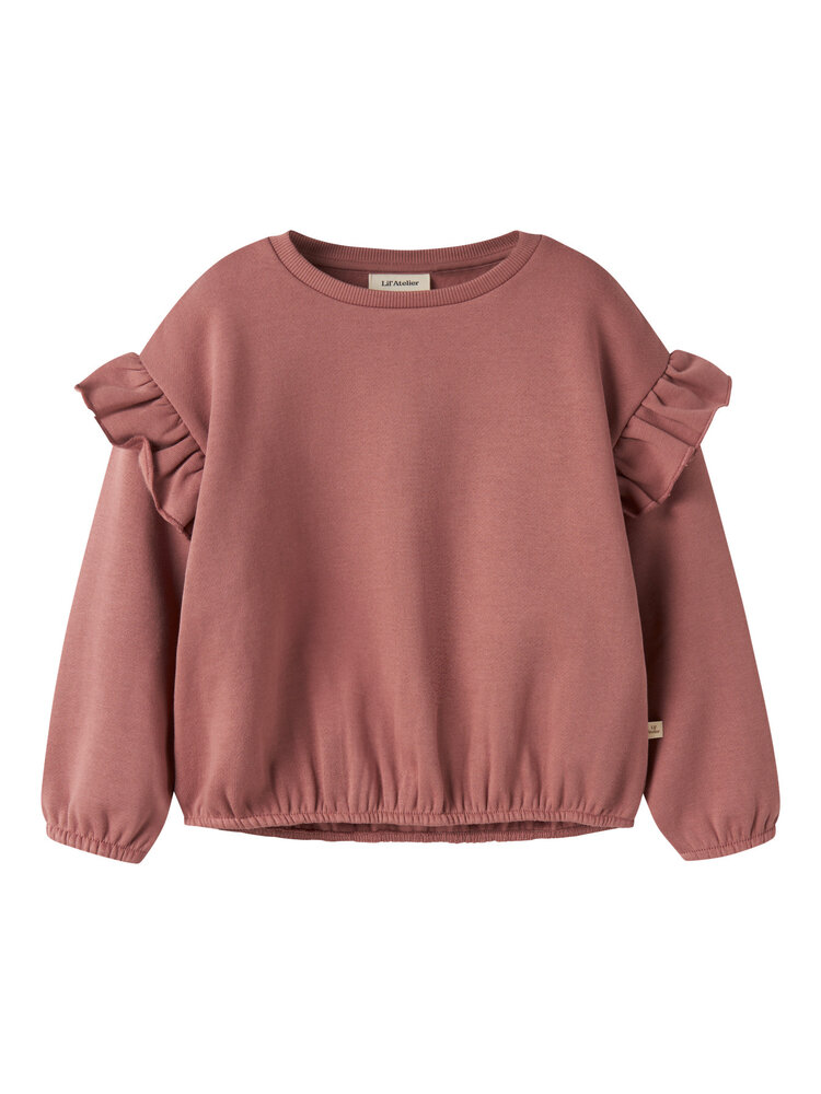 Lil atelier NBFKILANO LS LOOSE SWEAT - Rose