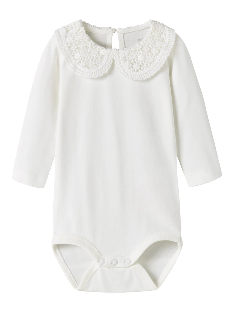 Name it NBFTYLLA LS BODY - White Alyssum