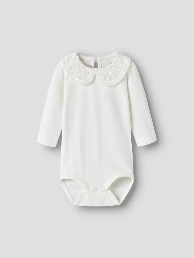 Name it NBFTYLLA LS BODY - White Alyssum