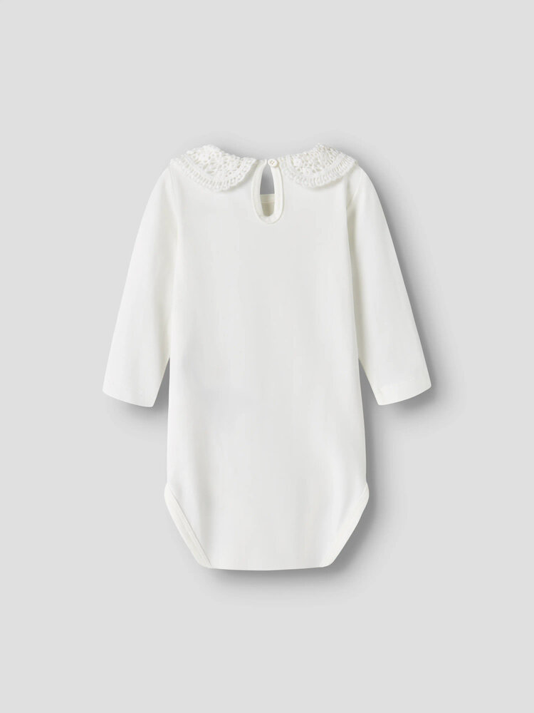 Name it NBFTYLLA LS BODY - White Alyssum