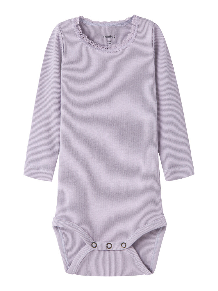 Name it NBFKAB LS BODY - Lavender Gray