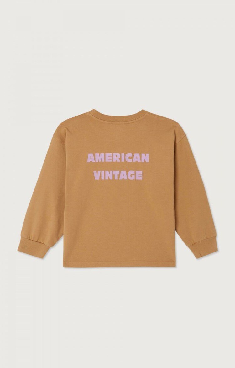 American Vintage KID TEE- Fizvalley - Beurre de Cacahuete