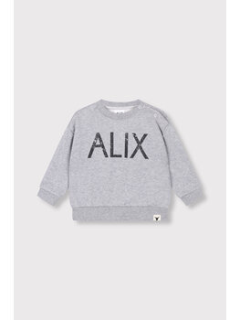 Alix mini World Tour Sweater - Soft Grey Melange