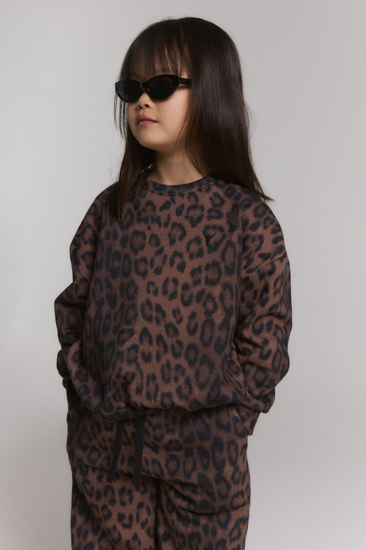 Alix mini Sweater - Leopard
