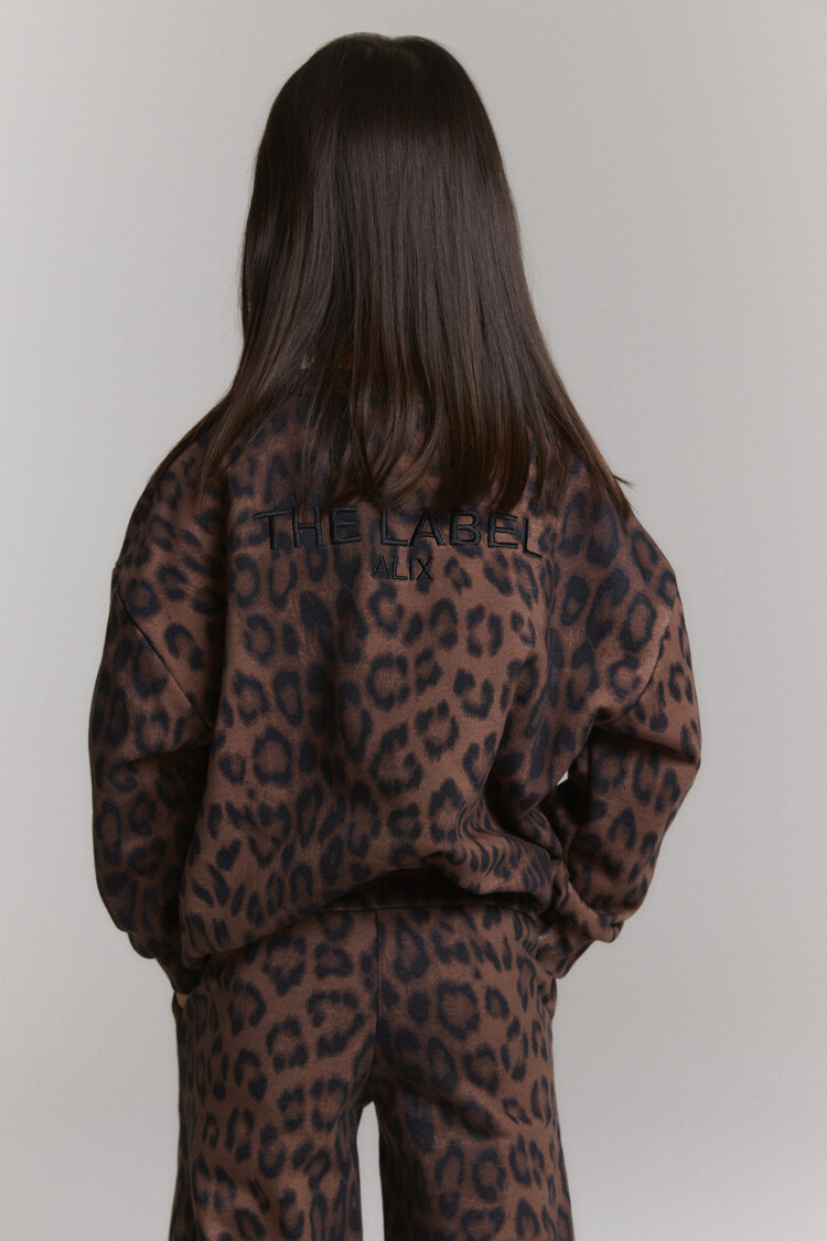 Alix mini Sweater - Leopard
