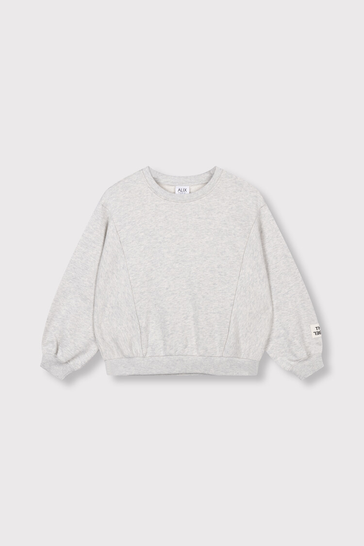 Alix mini Sweater - Light Grey Melange