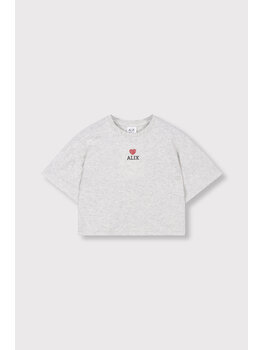 Alix mini Batwing T-shirt - Grey Melange