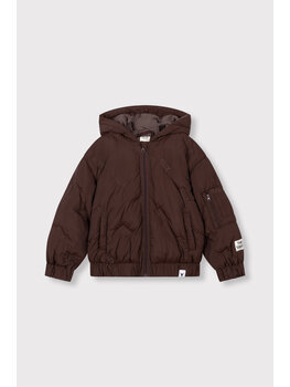 Alix mini Quilted Coat - Warm Brown