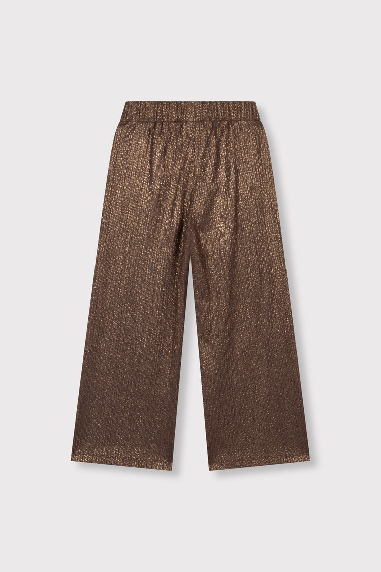 Alix mini Shiny Wide Leg - Warm Brown