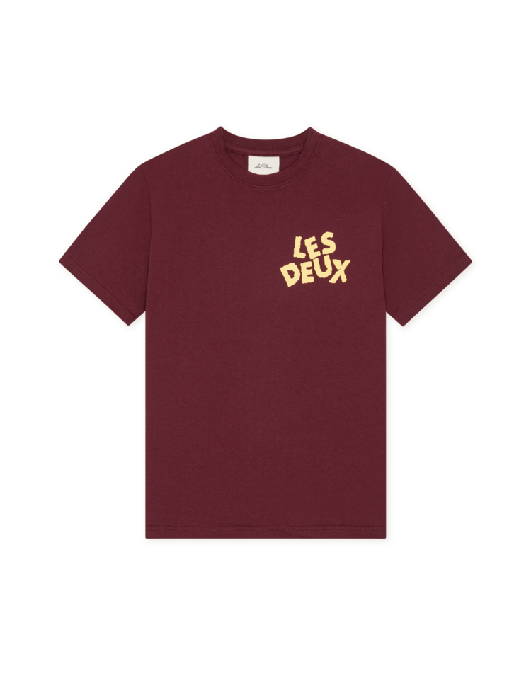 Les Deux Logo T-Shirt KIDS-  Chocolate